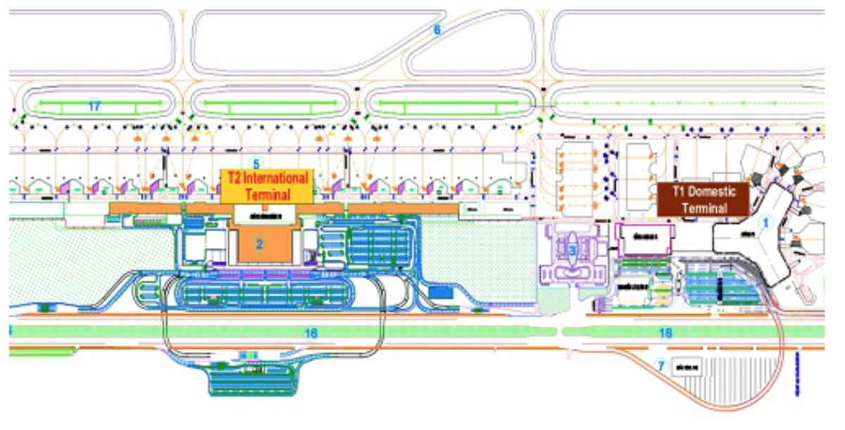 hanoi aeroporto terminal mappa