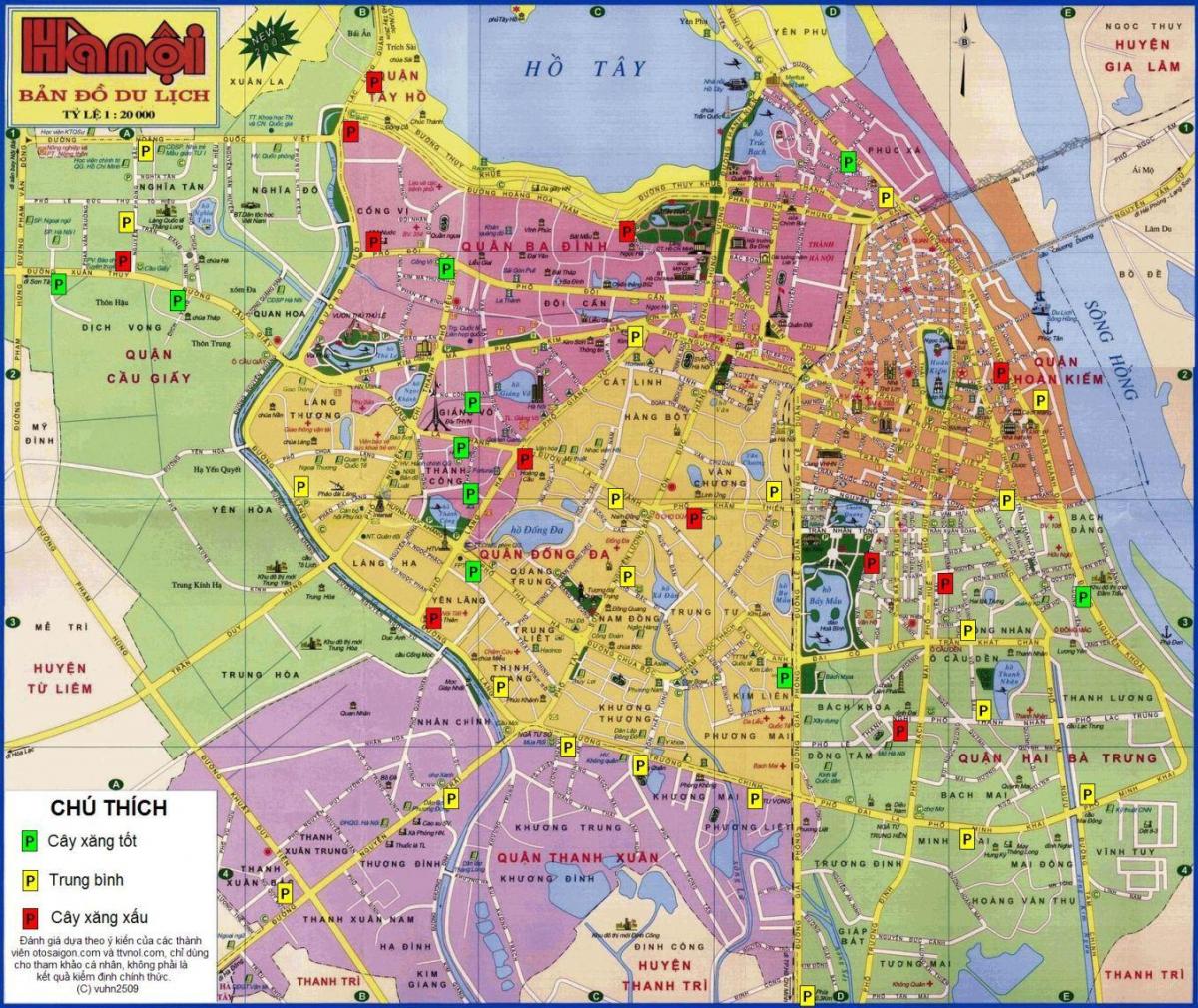 hanoi la mappa