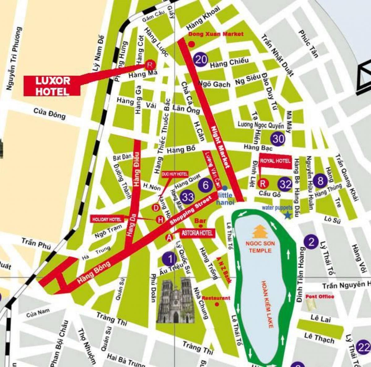 Mappa di hanoi street
