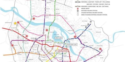Mappa di hanoi metro