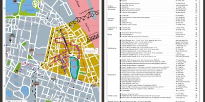 Hanoi mappa visite turistiche