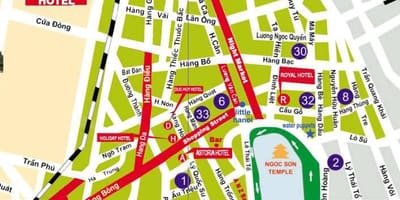 Mappa di hanoi street
