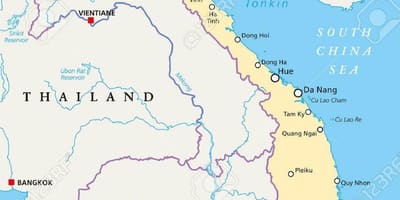 Posizione sulla mappa di Hanoi